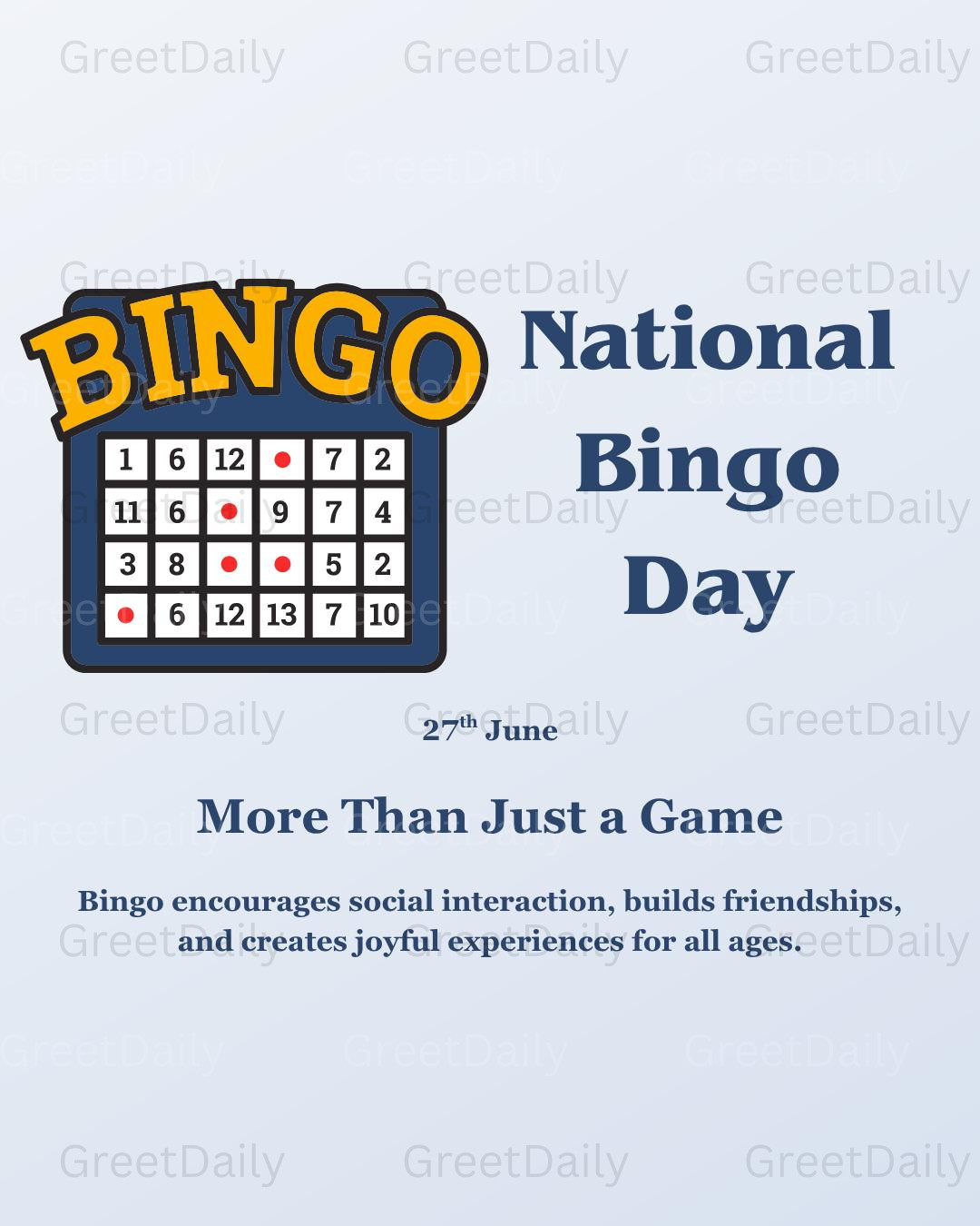 National Bingo Day